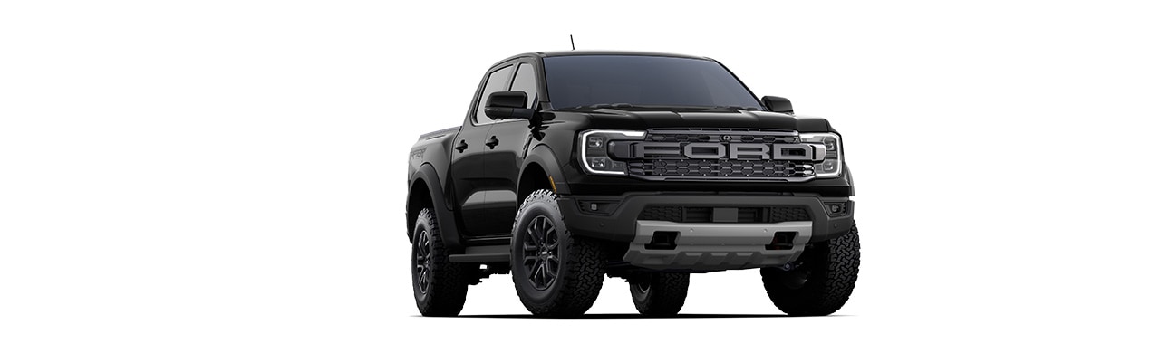 2025 Ford Ranger Raptor, pickup truck with great exterior design in Absolut Black