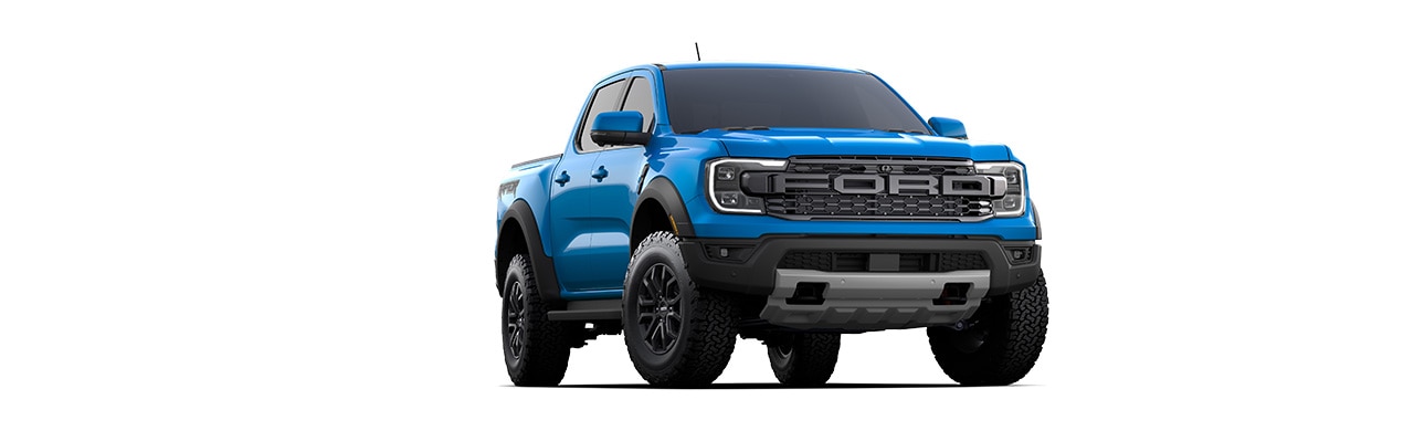 2025 Ford Ranger Raptor, pickup truck with great exterior design in Blue Lightning