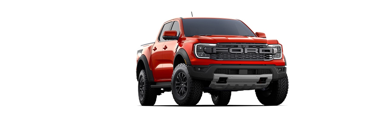 2025 Ford Ranger Raptor, pickup truck with great exterior design in Code Orange