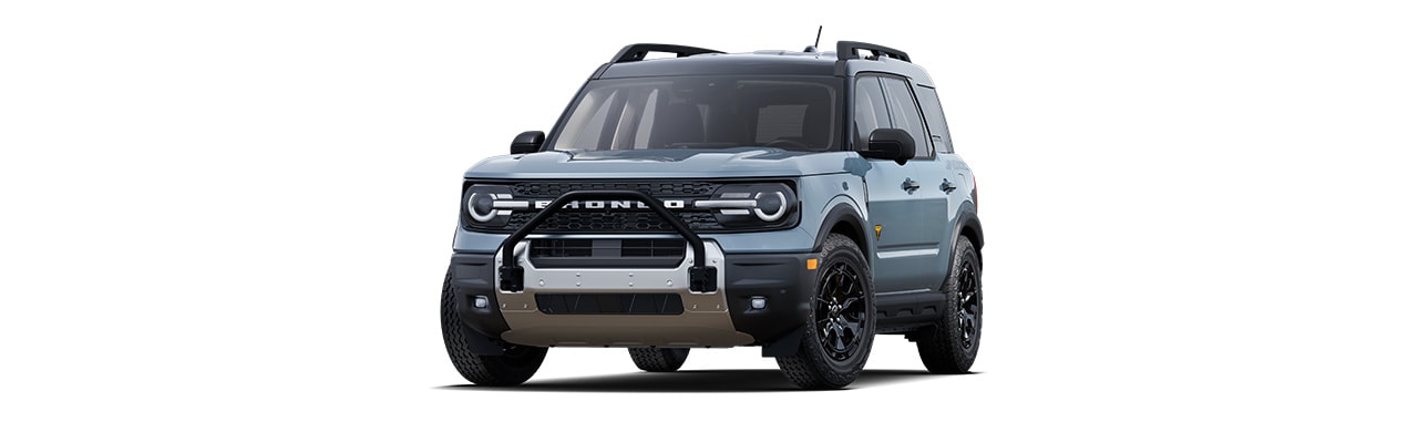2025 Ford Bronco Sport Badlands, 4x4 SUV in Azure Gray in Caribbean