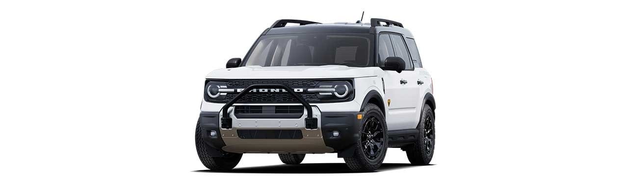 2025 Ford Bronco Sport Badlands, 4x4 SUV in Oxford White in Caribbean