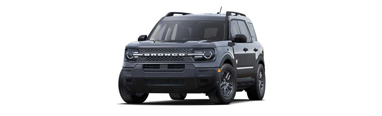 Ford Bronco Sport 2025, 4x4 SUV in Black in Caribbean Carbonized Gray