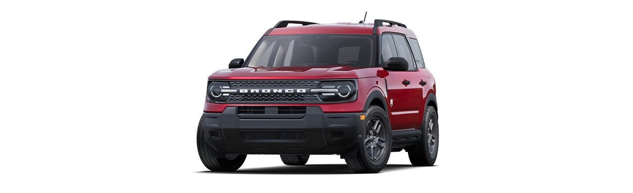 Bronco Sport® 2025 Badlands, SUV en color en color Rojo Ruby en Centroamérica