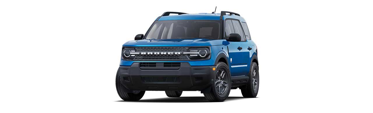2025 Ford Bronco Sport, 4x4 SUV in Carbon Gray in Caribbean Velocity Blue
