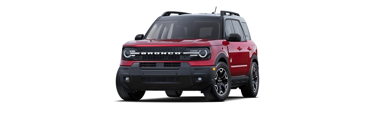 Bronco Sport® 2025 Badlands, SUV en color en color Rojo Ruby en Centroamérica