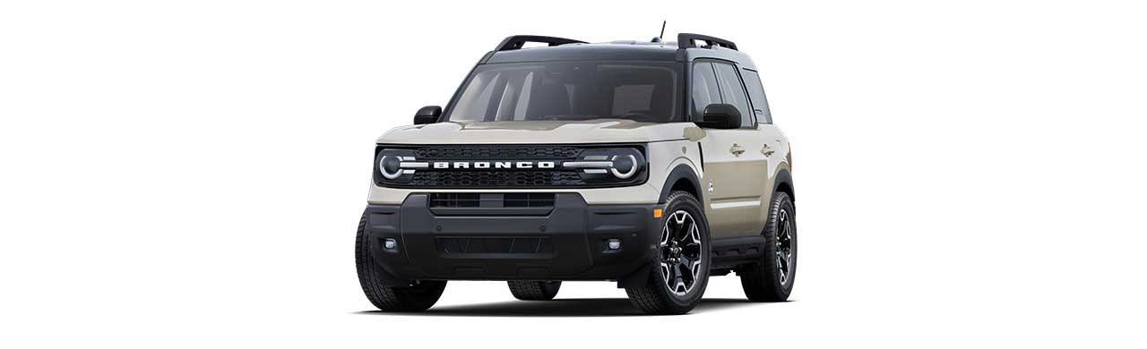 2025 Ford Bronco Sport Outer Banks, 4x4 SUV in Velocity Blue in Caribbean Terrain