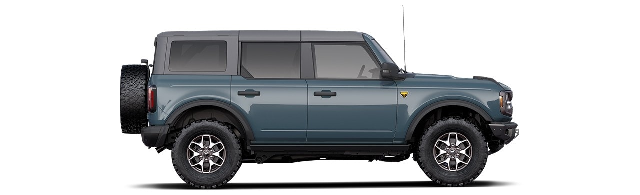 Discover the 2022 Ford Bronco Off-Road SUV in Color Area 51