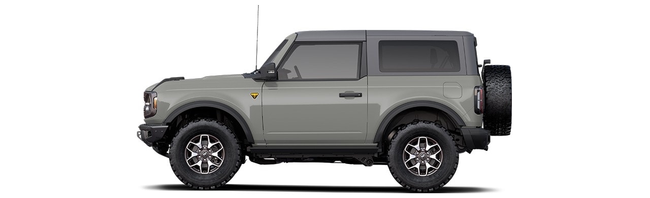 Discover the 2022 Ford Bronco Off-Road SUV in Color Cactus Gray