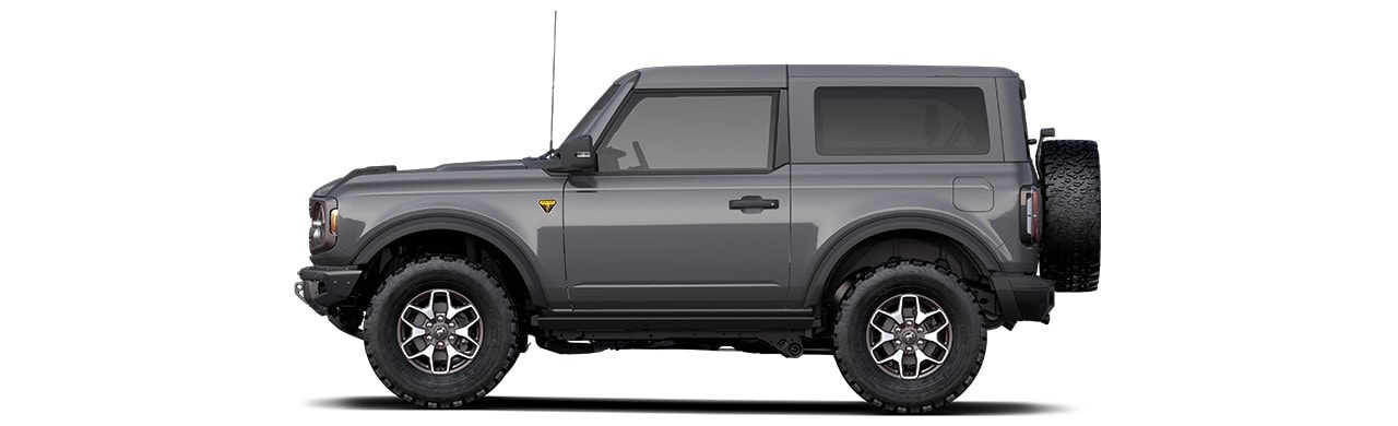 Discover the 2022 Ford Bronco Off-Road SUV in Color Carbonized Gray Metallic