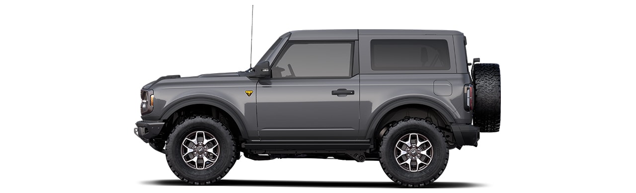 Discover the 2022 Ford Bronco Off-Road SUV in Color Carbonized Gray Metallic