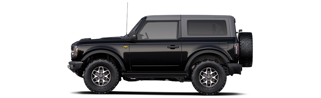 Discover the 2022 Ford Bronco Off-Road SUV in Color Shadow Black