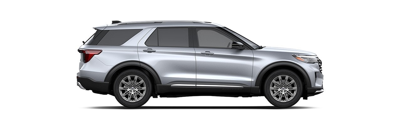 2025 Ford Explorer, SUV with Great Exterior Design in Iconic Silver