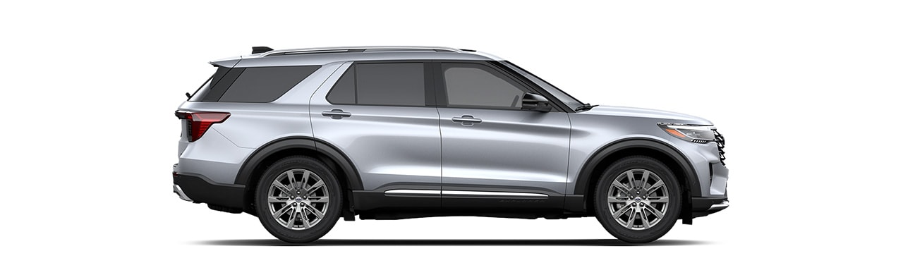 2025 Ford Explorer, SUV with Great Exterior Design in Iconic Silver