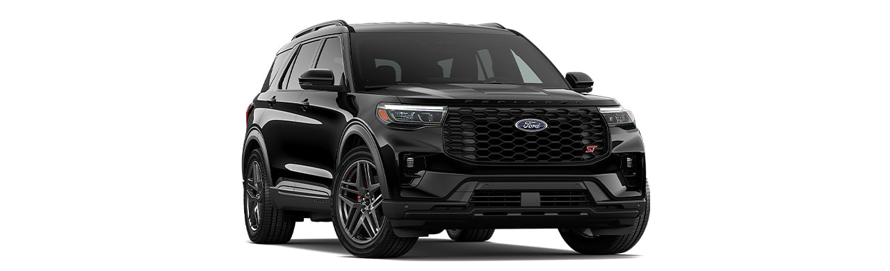 2025 Explorer®, SUV with Great Exterior Design in Agate Black