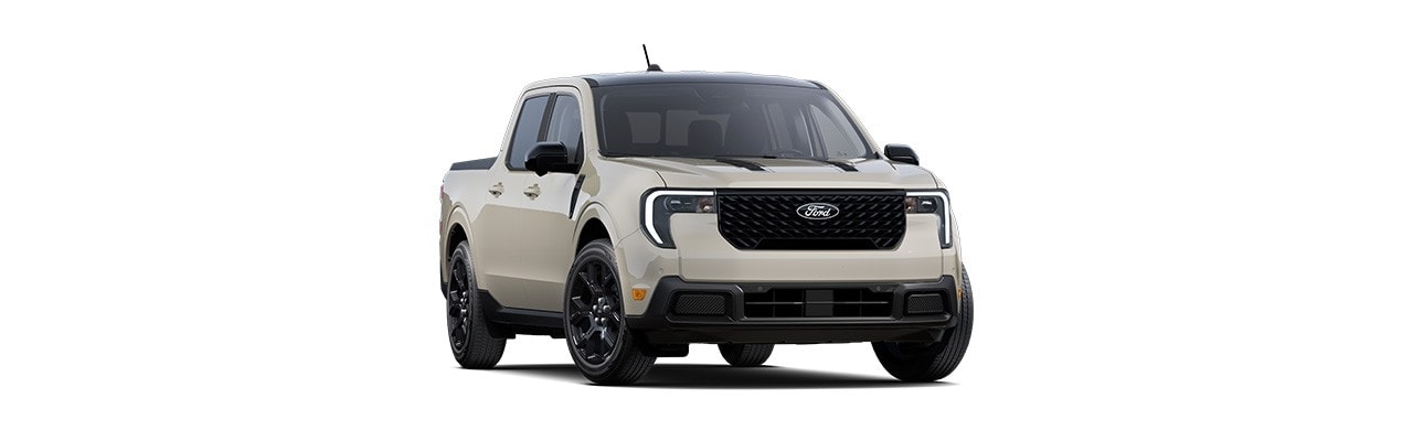 Ford Maverick 2025 Lariat, compact Pickup in desert sand color in Caribbean