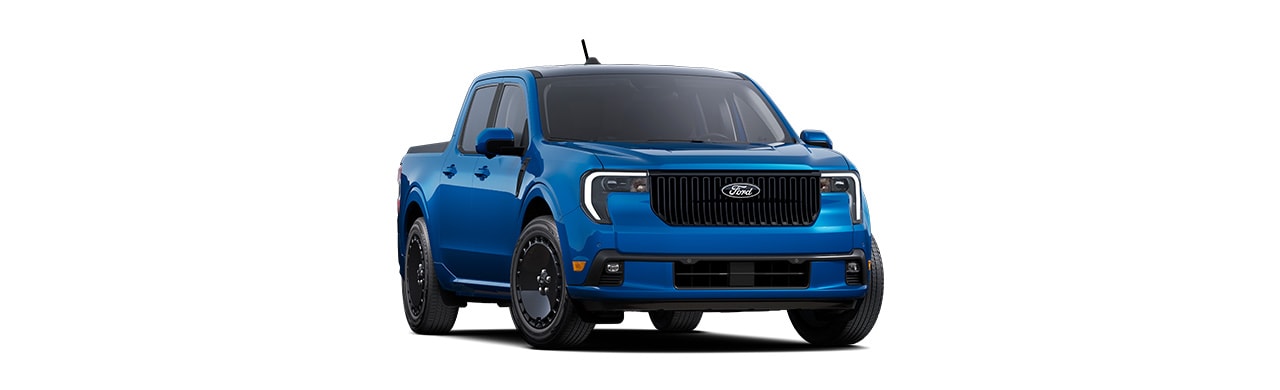 Ford Maverick 2025 Lobo, compact Pickup in Velocity Blue color in Caribbean