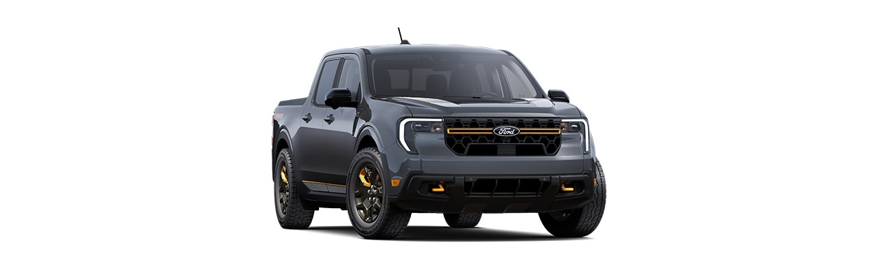 Ford Maverick 2025 Tremor, compact Pickup in gray metallic color in Caribbean