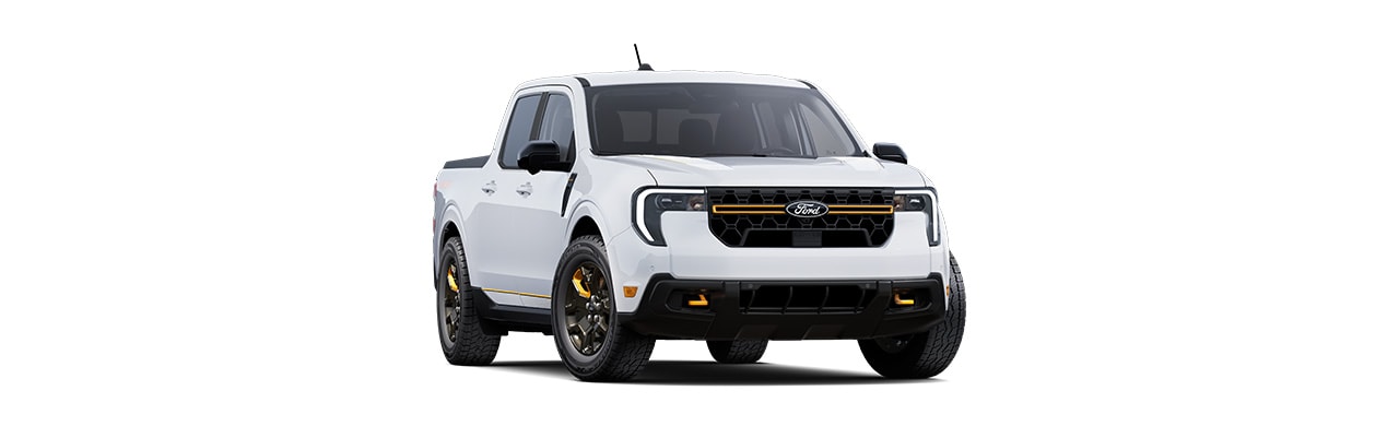 Ford Maverick 2025 Tremor, compact Pickup in oxford white color in Caribbean
