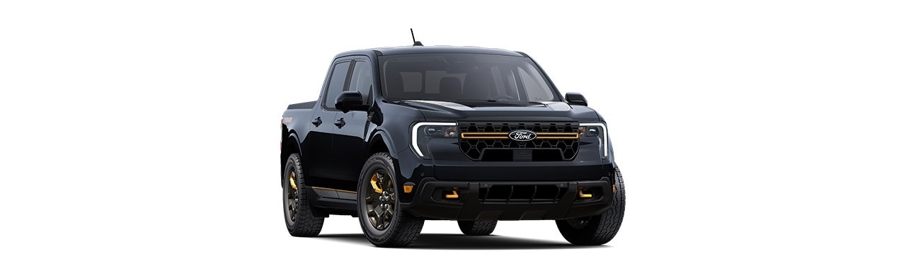 Ford Maverick 2025 Tremor, compact Pickup in shadow black color in Caribbean