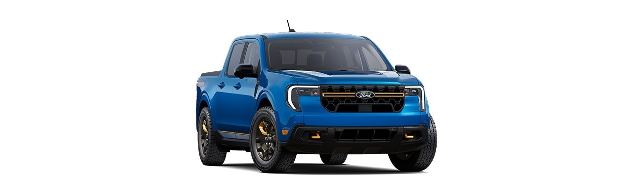 Ford Maverick 2025 Tremor, compact Pickup in Velocity Blue color in Caribbean