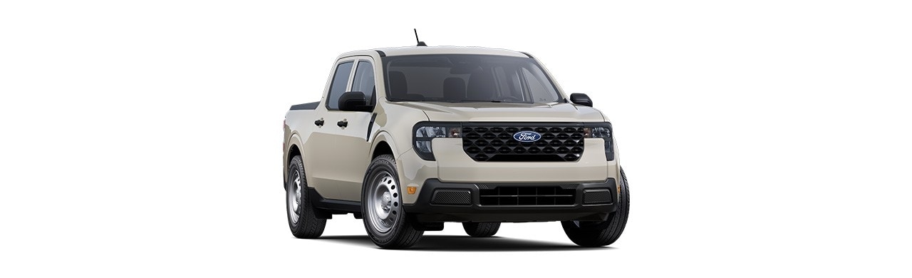 Ford Maverick 2025 XL, compact Pickup in desert sand color in Caribbean