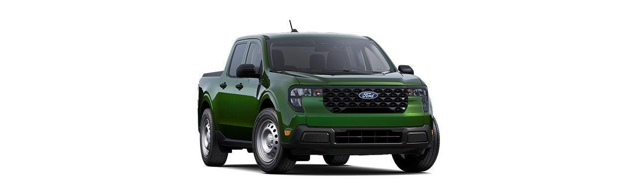 Ford Maverick 2025 XL, compact Pickup in eruption green color in Caribbean