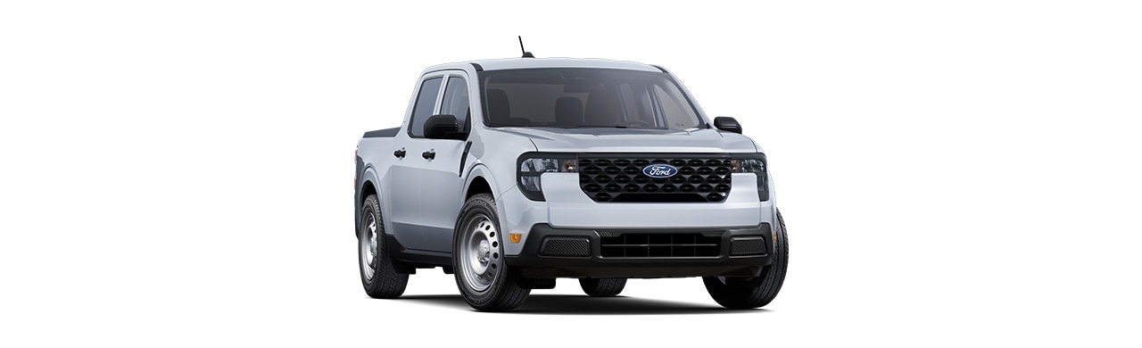 Ford Maverick 2025 XL, compact Pickup in white metallic color in Caribbean