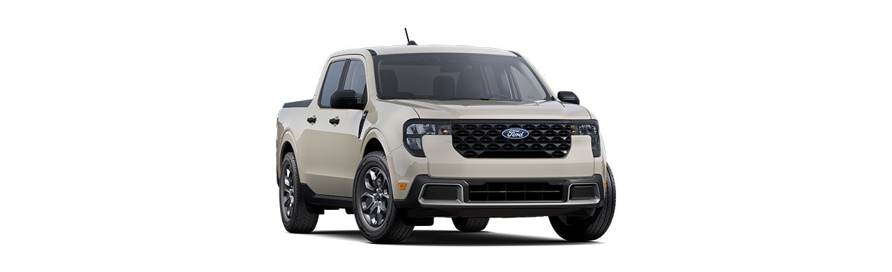 Ford Maverick 2025 XLT, compact Pickup in desert sand color in Caribbean