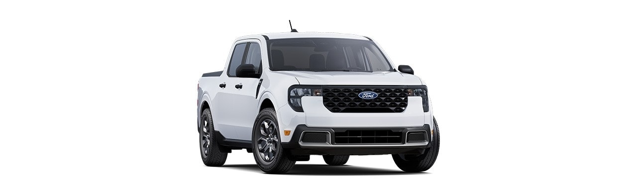 Ford Maverick 2025 XLT, compact Pickup in oxford white color in Caribbean