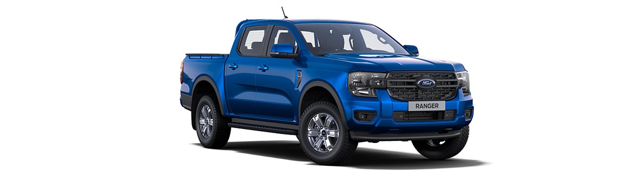 2023 Ford Ranger Next-Gen Pickup in Blue Lightning. Discover it!