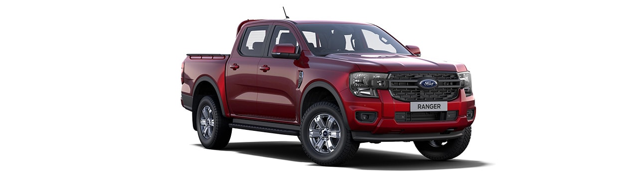 2023 Ford Ranger Next-Gen Pickup in Lucid Red. Discover it!