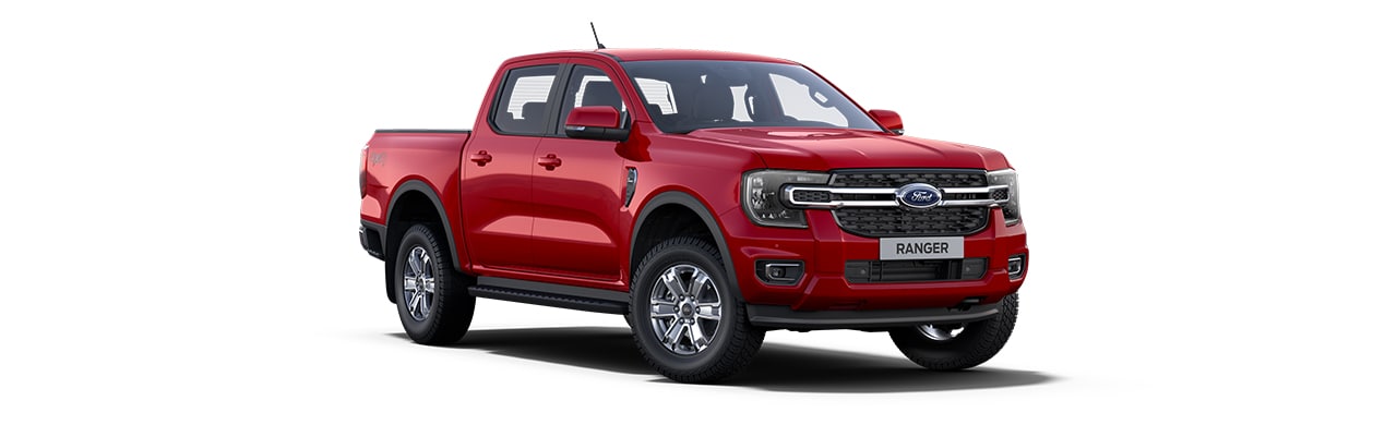 Ford Ranger XL 2026, a Lucid Red pickup color, available in the Caribbean