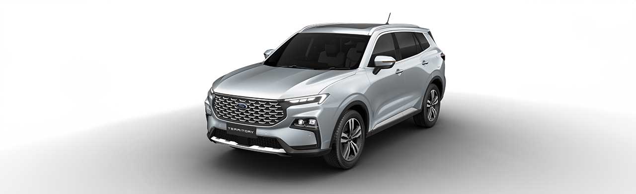 Discover the Amazing 2024 Ford Territory RHD SUV in Crystal Pearl White