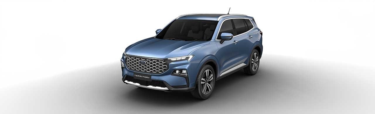 Discover the Amazing 2024 Ford Territory RHD SUV in Moonstone Blue Metallic