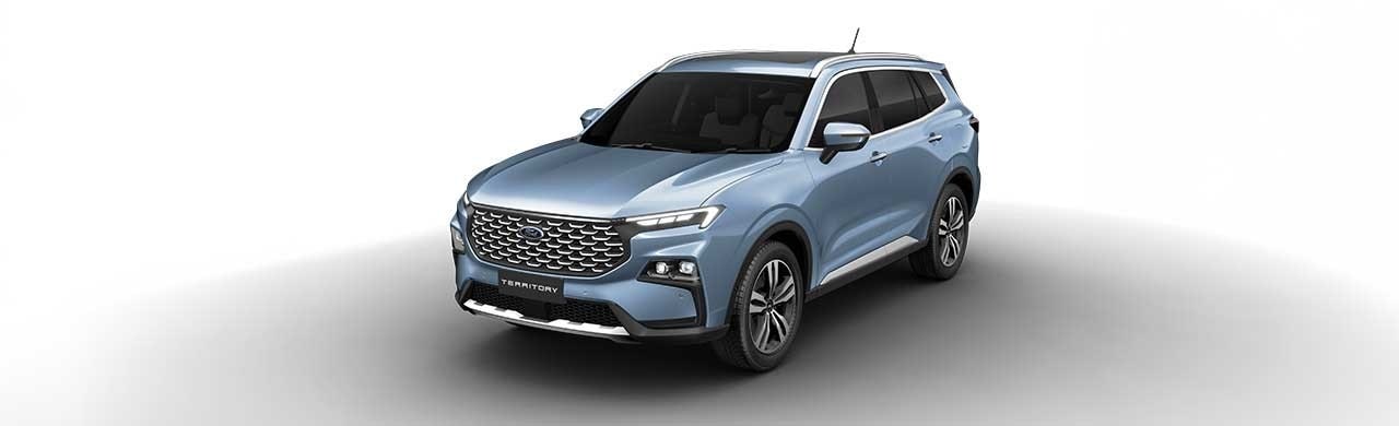 Discover the Amazing 2024 Ford Territory RHD SUV in True Blue Metallic