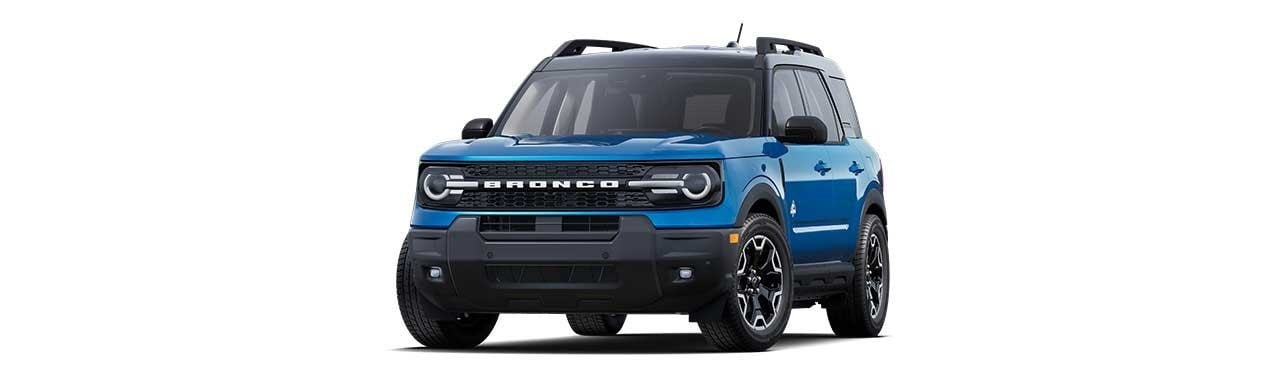 Ford Bronco Sport 2025 Outer Banks, SUV en color Azul Velocity en Caribe