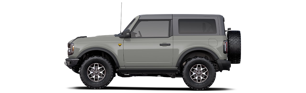 Descubre la SUV Ford Bronco 2022 2 Puertas en color Cactus Gray