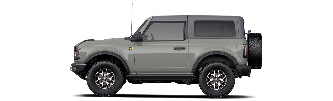 Descubre la SUV Ford Bronco 2022 2 Puertas en color Cactus Gray