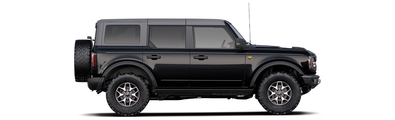 Descubre la SUV Ford Bronco 2022 4 Puertas en color Shadow Black