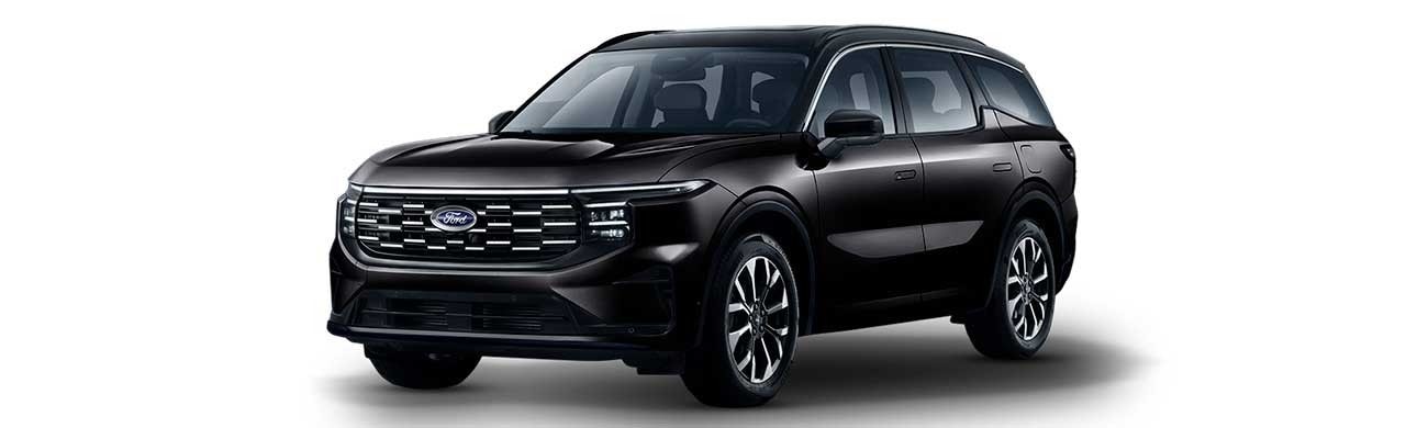 Ford Edge 2026, SUV familiar en color de pintura Agate Black, en Caribe