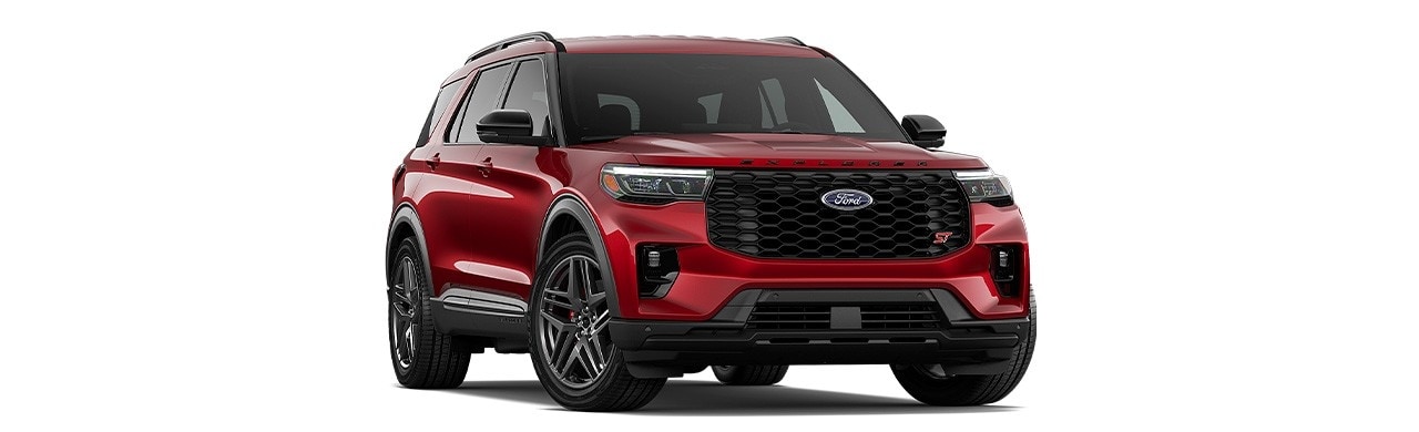 Explorer® 2025, SUV de Gran Diseño Exterior en color Rapid Red