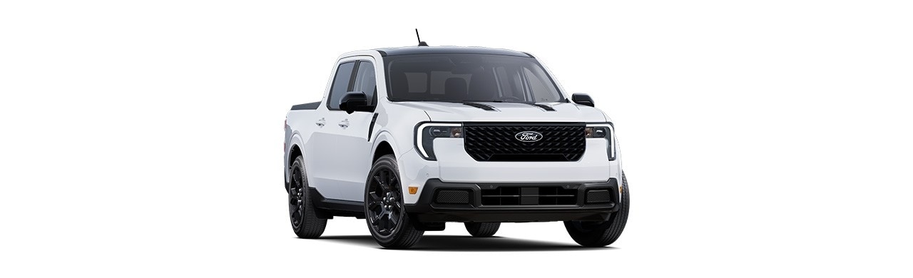 Maverick™ 2025 Lariat, Pickup compacta en color Blanco Oxford en Caribe