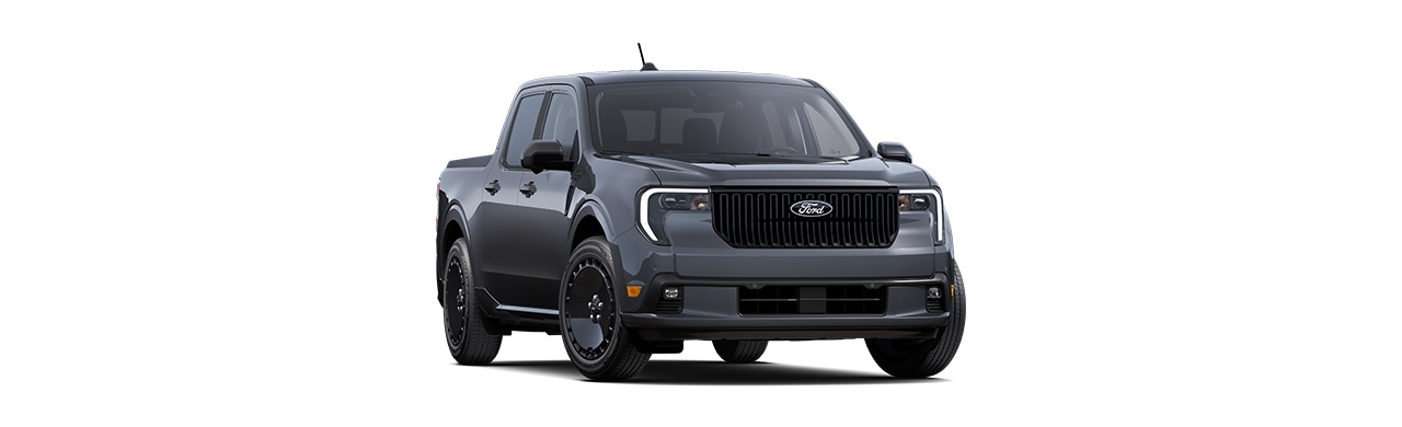 Maverick™ 2025 Lobo, Pickup compacta en color gris metálico en Caribe