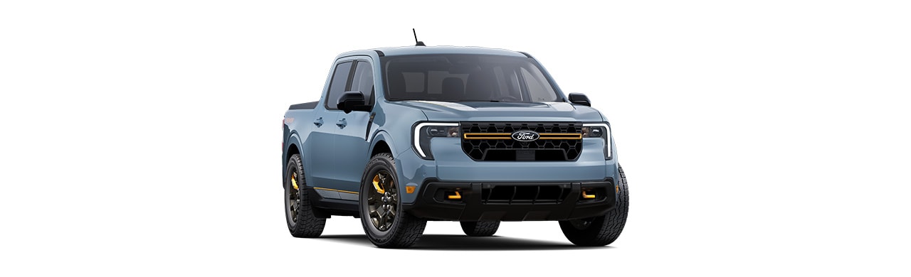 Maverick™ 2025 Tremor, Pickup compacta en color gris metálico en Caribe
