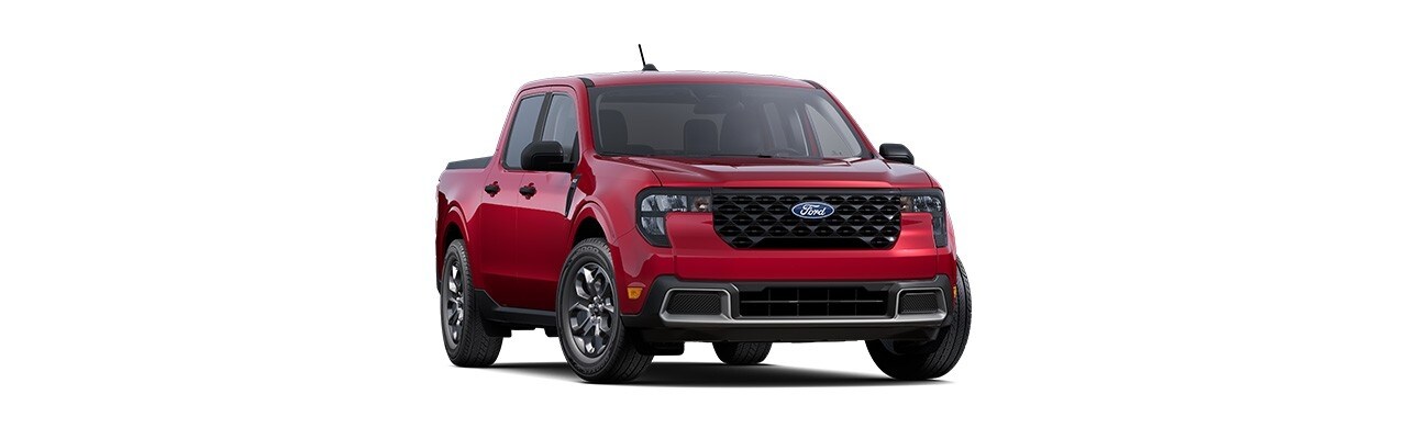 Ford Maverick 2025 XLT, Pickup compacta en color rojo metálico en Caribe