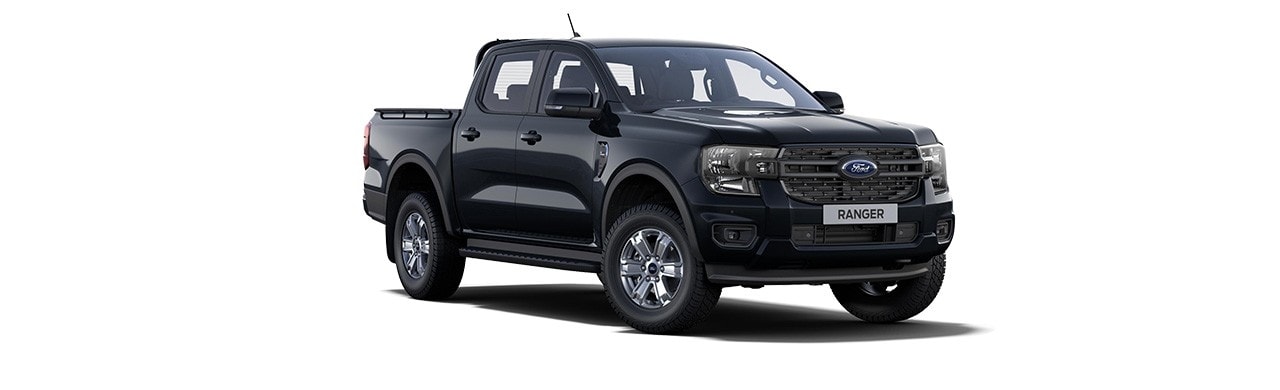Ford Ranger 2023, Camioneta Pickup Nueva Generación en color Agate Black