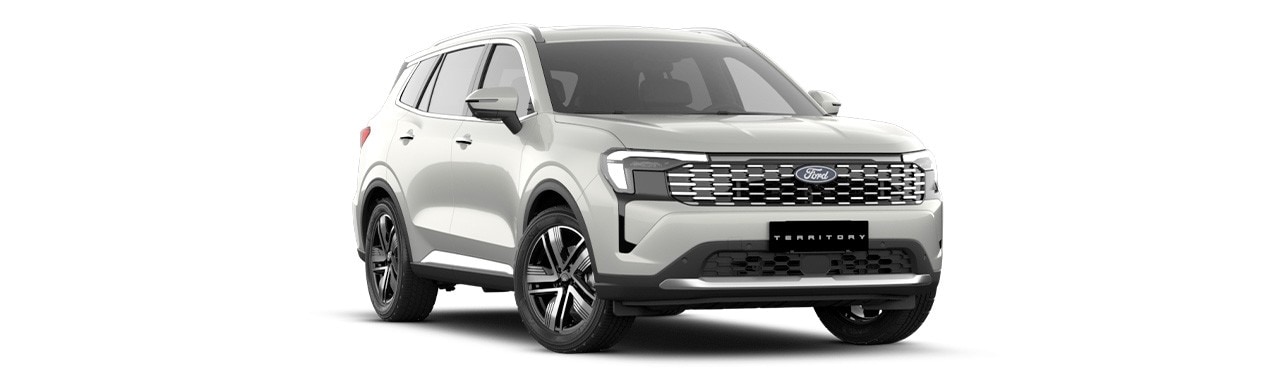 Ford Territory 2026 versión Ambiente, SUV en color Perla Crystal Pearl White en Caribe