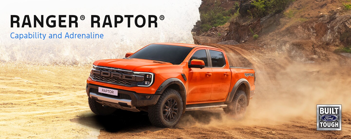 Ford Ranger Raptor is a pickup with great torque and horsepower for extreme activities