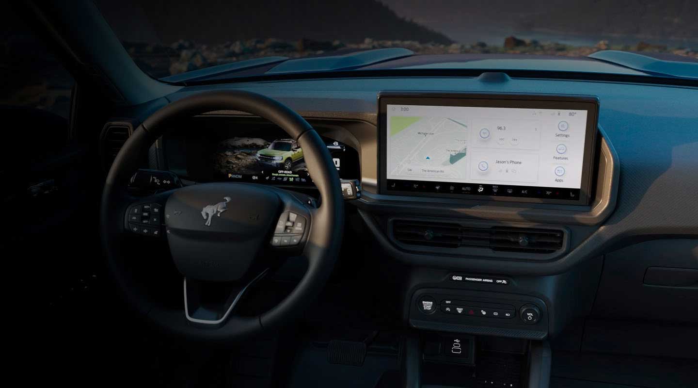 Find the 2025 Ford Bronco Sport in Caribe with SelecShift technology