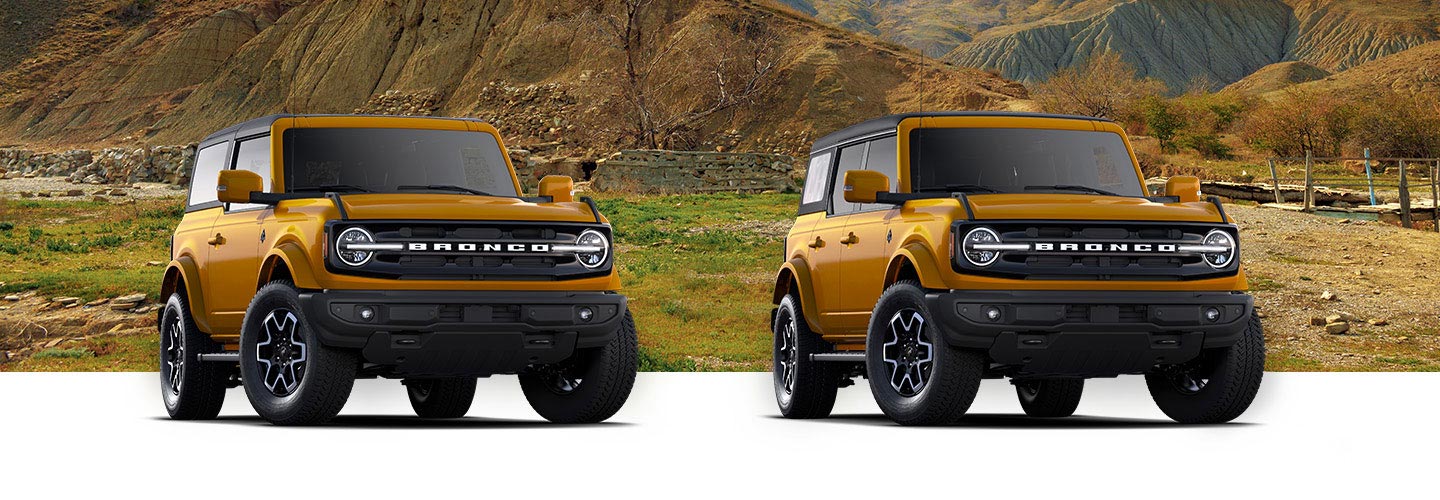 Discover the 2022 Ford Bronco OffRoad Vehicle Available in 2 and 4 Door Versions